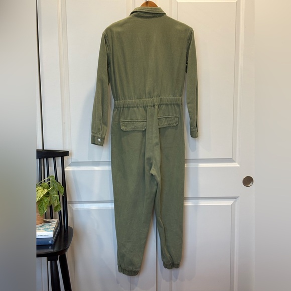Olive Green Jumpsuit - Picture 2 of 6